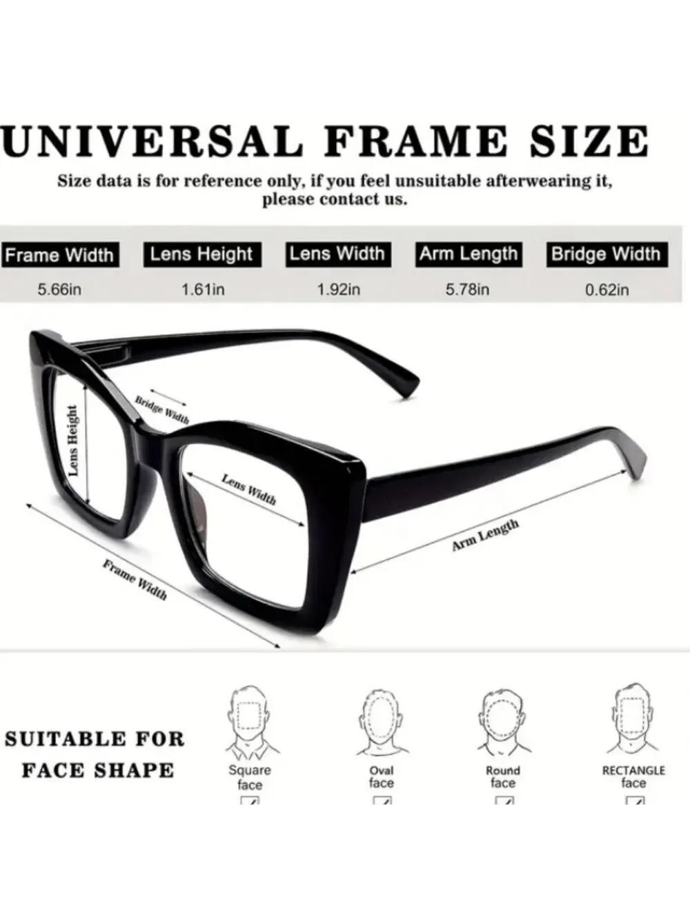 +3.00 Oprah Style Tortoise Shell Square Readers Glasses
